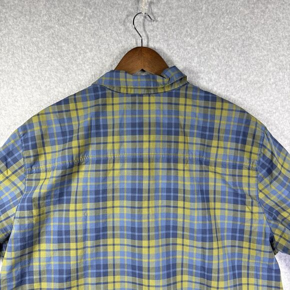 5.11 Tactical Shirt Mens Sz XL Blue Green Plaid Classic Covert UC Snap Front - Picture 5 of 9